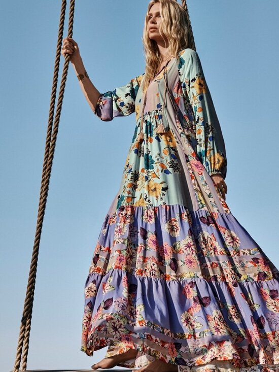 Johnny Was Dresses & Skirts - Johnny Was silk blend Penelope Maxi dress
